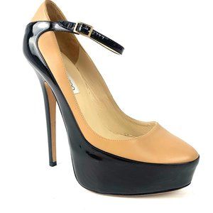 JIMMY CHOO 'Siskin' Mary‎ Jane Platform Stilettos